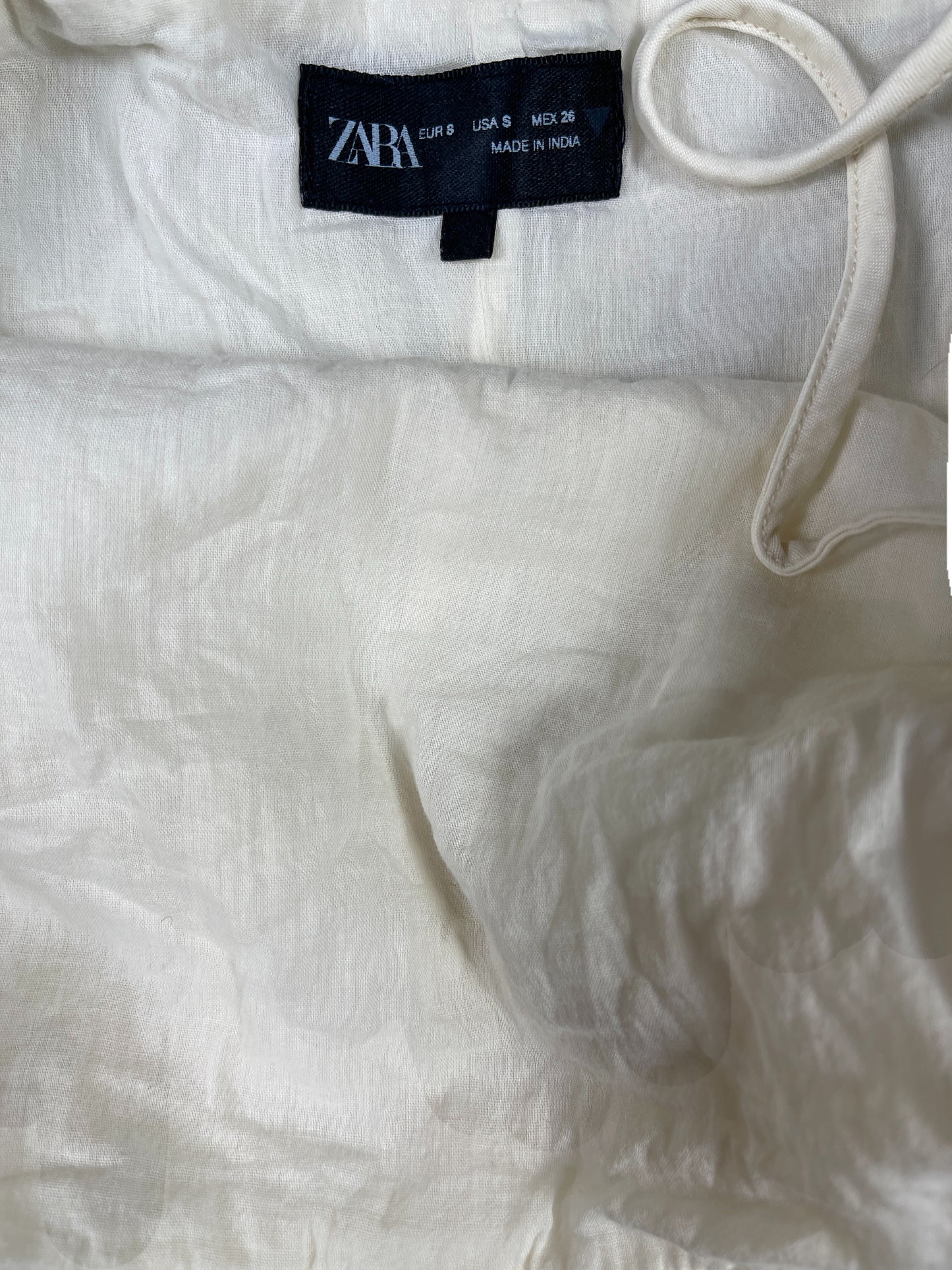 Zara Sleeveless Dress Cream - S