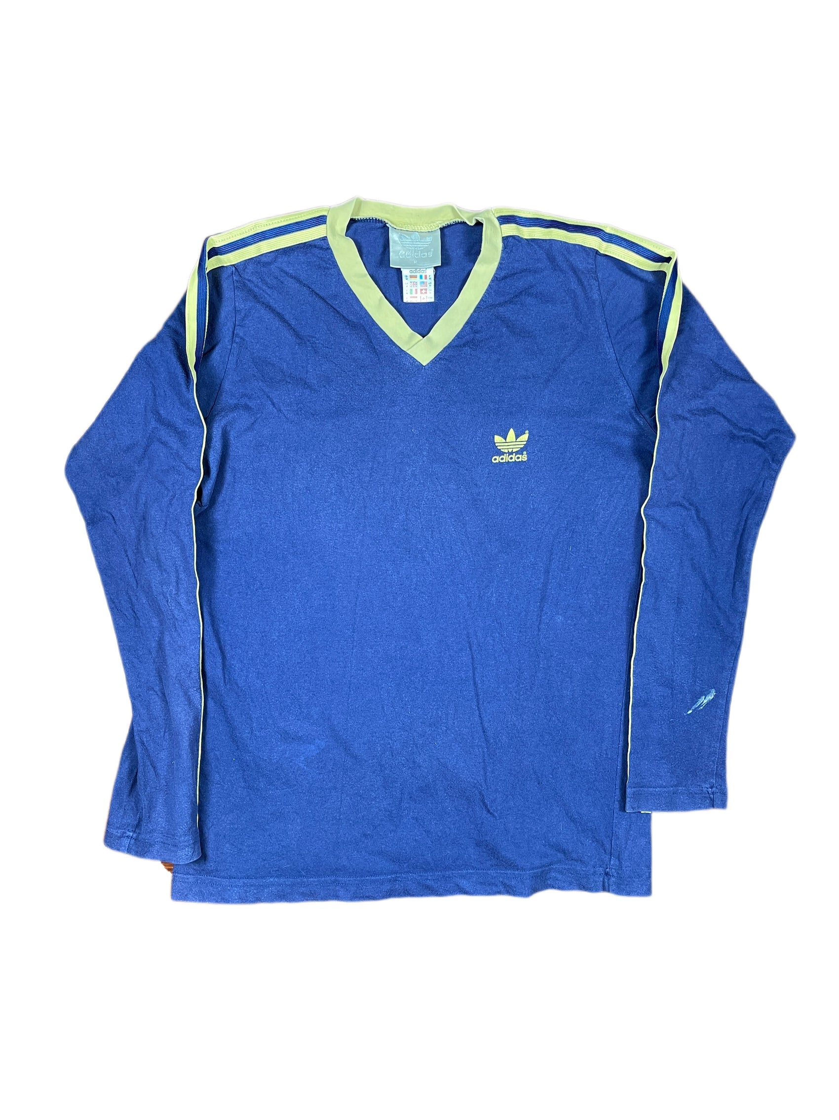 Vintage Adidas Long Sleeve Navy - M