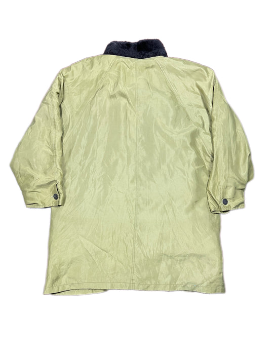 Vintage Burberry Parka Jacket Green - M