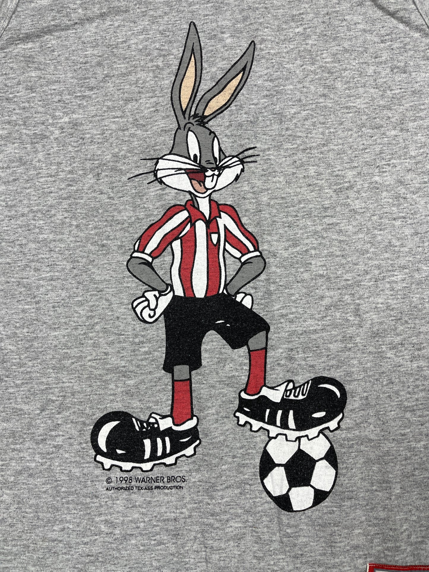 Vintage Bugs Bunny 1998 Looney Tunes Warner Bros Tank Top Gray - M/L