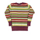 Y2k Yessica Knit Sweatshirt Striped Multicolor - L