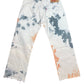 Y2k Levi's 501 UpCycled Denim Pants White Multicolor - XL