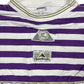 Vintage Reebok Crop T-Shirt White Purple - S