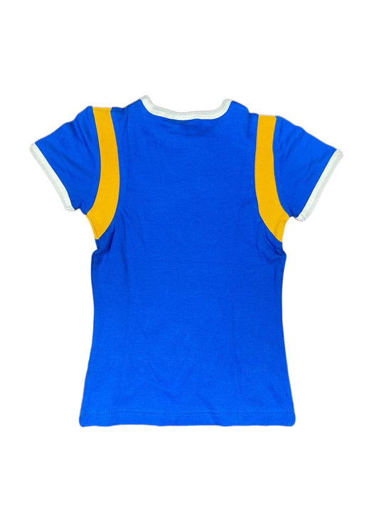 Y2k Spoon Deadstock Short Sleeve Top Blue - S