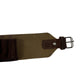 Antik Ammunition Leather Cotton Belt Brown Beige
