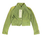 Y2k Tight Knickers Denim Jacket Green - S