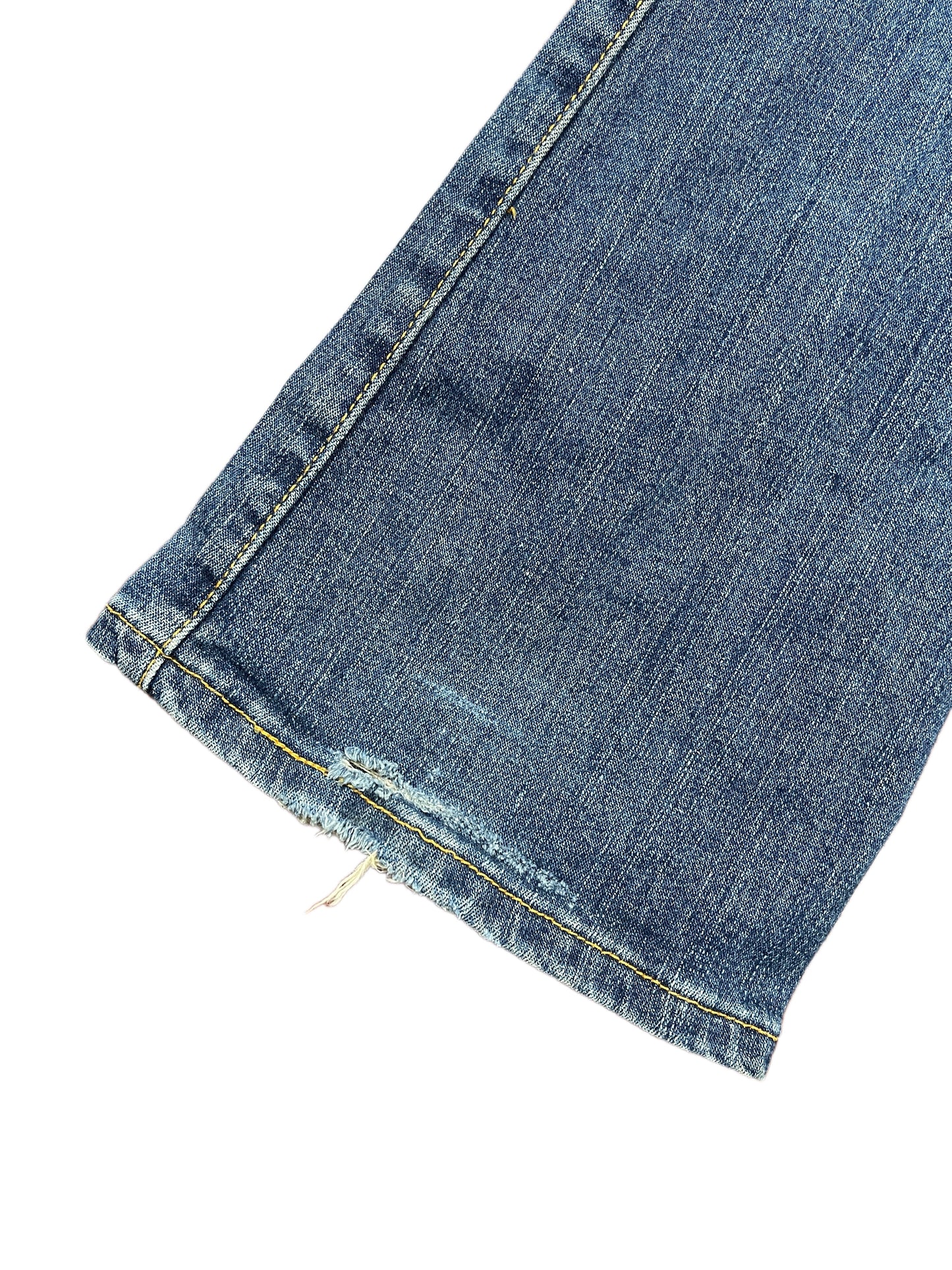 Y2k Levi's Low Waist Boot Cut Denim Pants Blue S