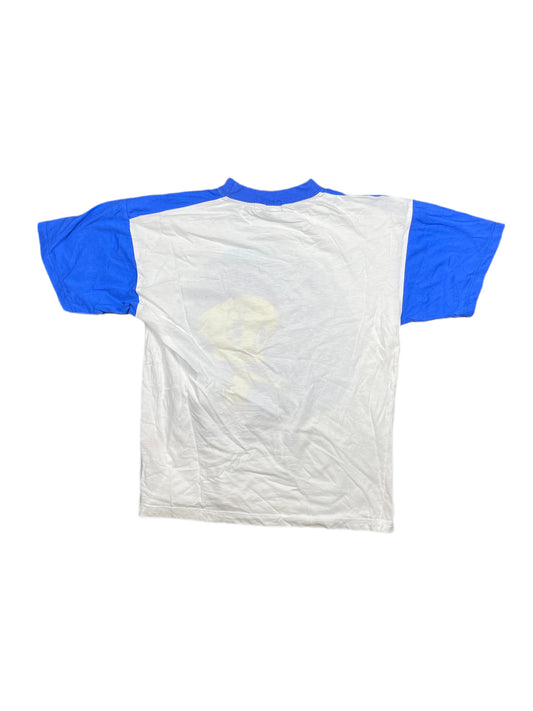 Vintage Looney Tunes 1999 Tweety Warner Bros Short Sleeve Top White Blue - S