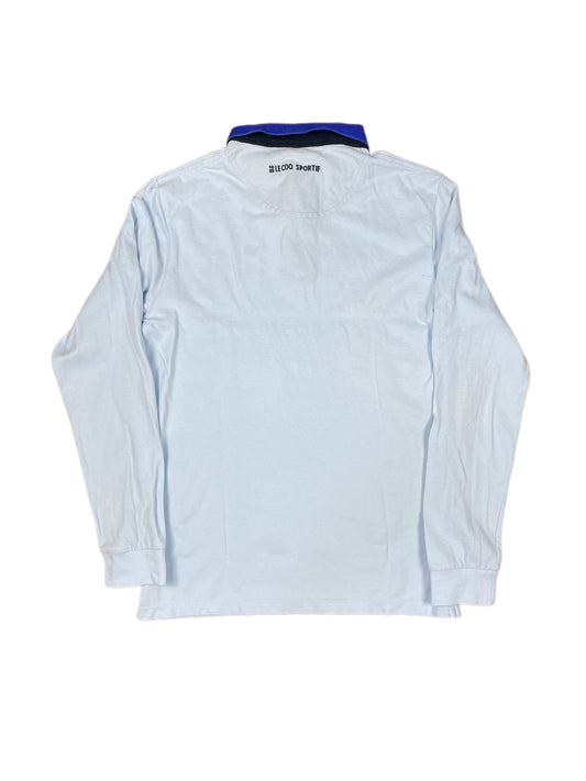 Le Coq Sportif Longsleeve Polo Shirt Blue - M
