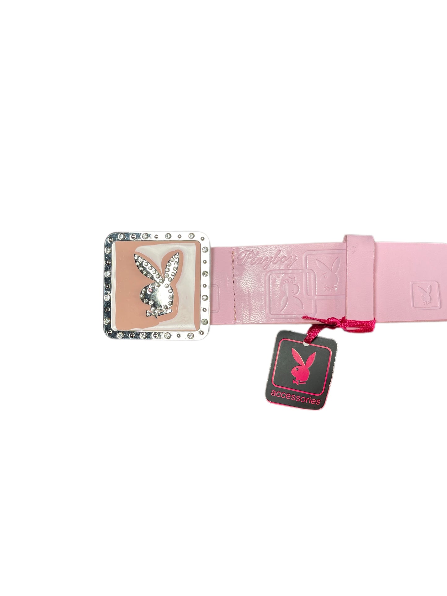 Y2k Playboy Belt Pink 2004