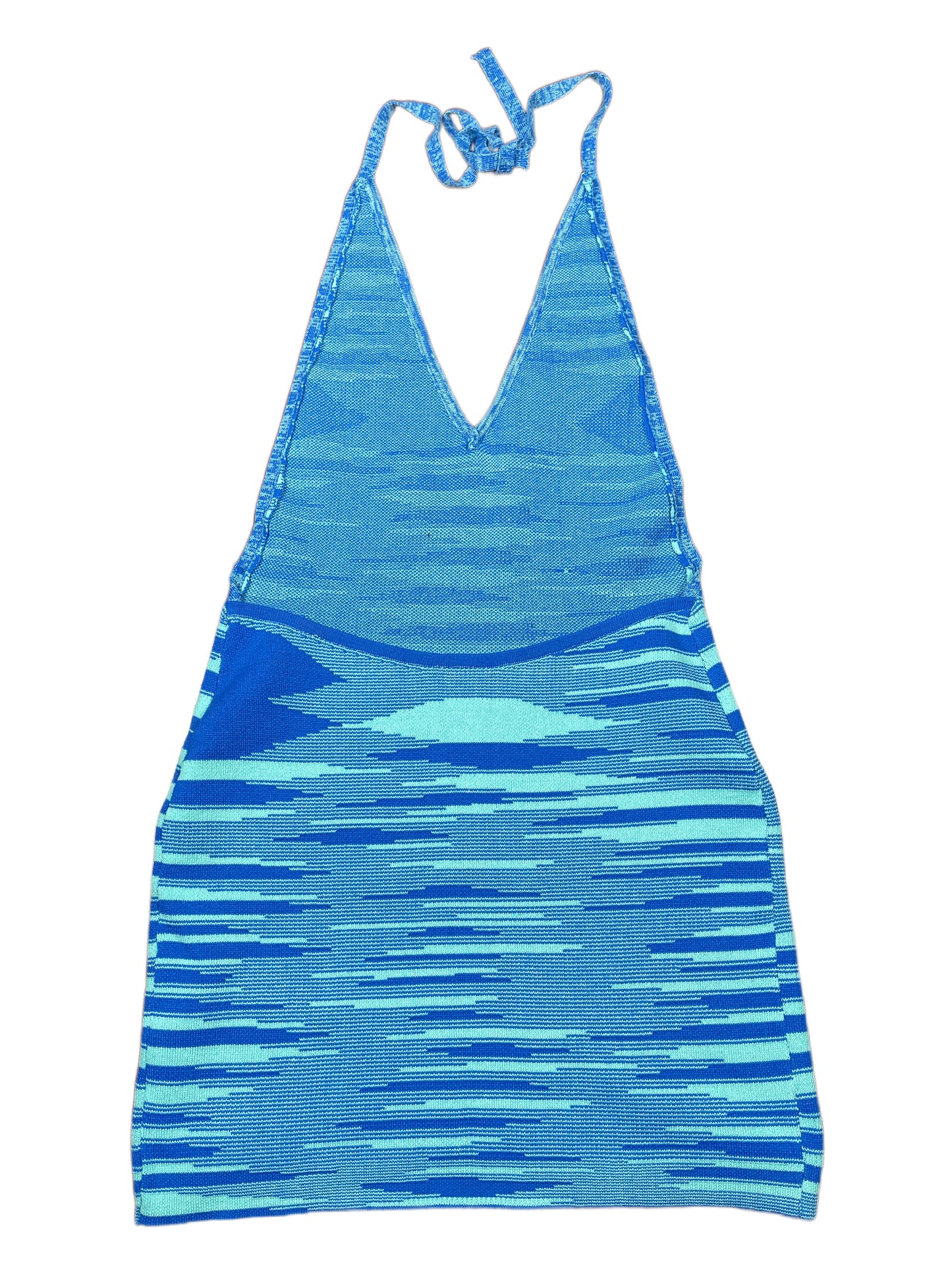 Sleeveless Dress Blue M