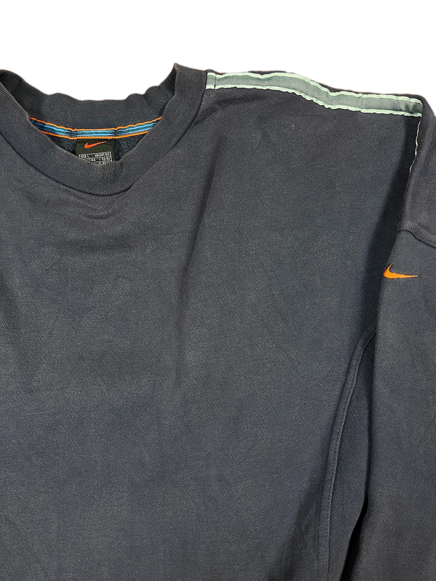 Vintage Nike 1990s Sweatshirt Navy - L
