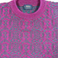 Vintage Stitch Fred Chunky Knitted Sweatshirt Red Green - L