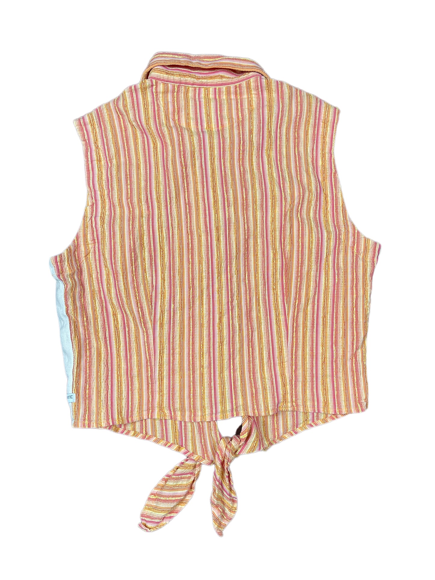 Y2k Murphy & Nye Sleeveless Top Orange - M/L