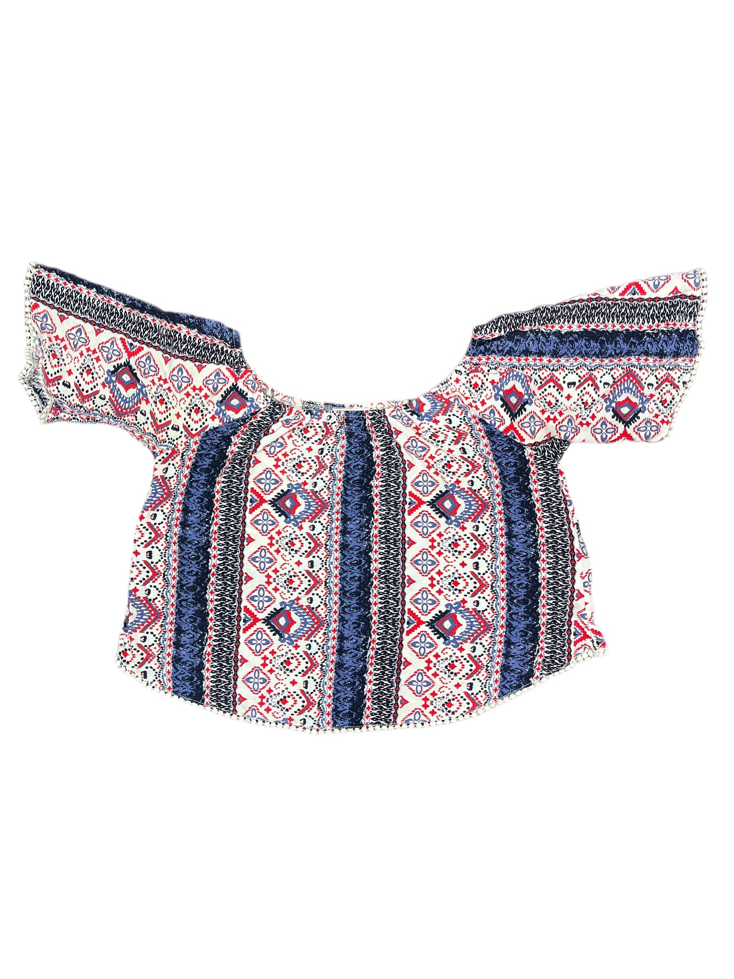 Y2k Busem Multicolor Short Sleeve Top - S