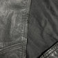 Vintage Leather Vest Black - S