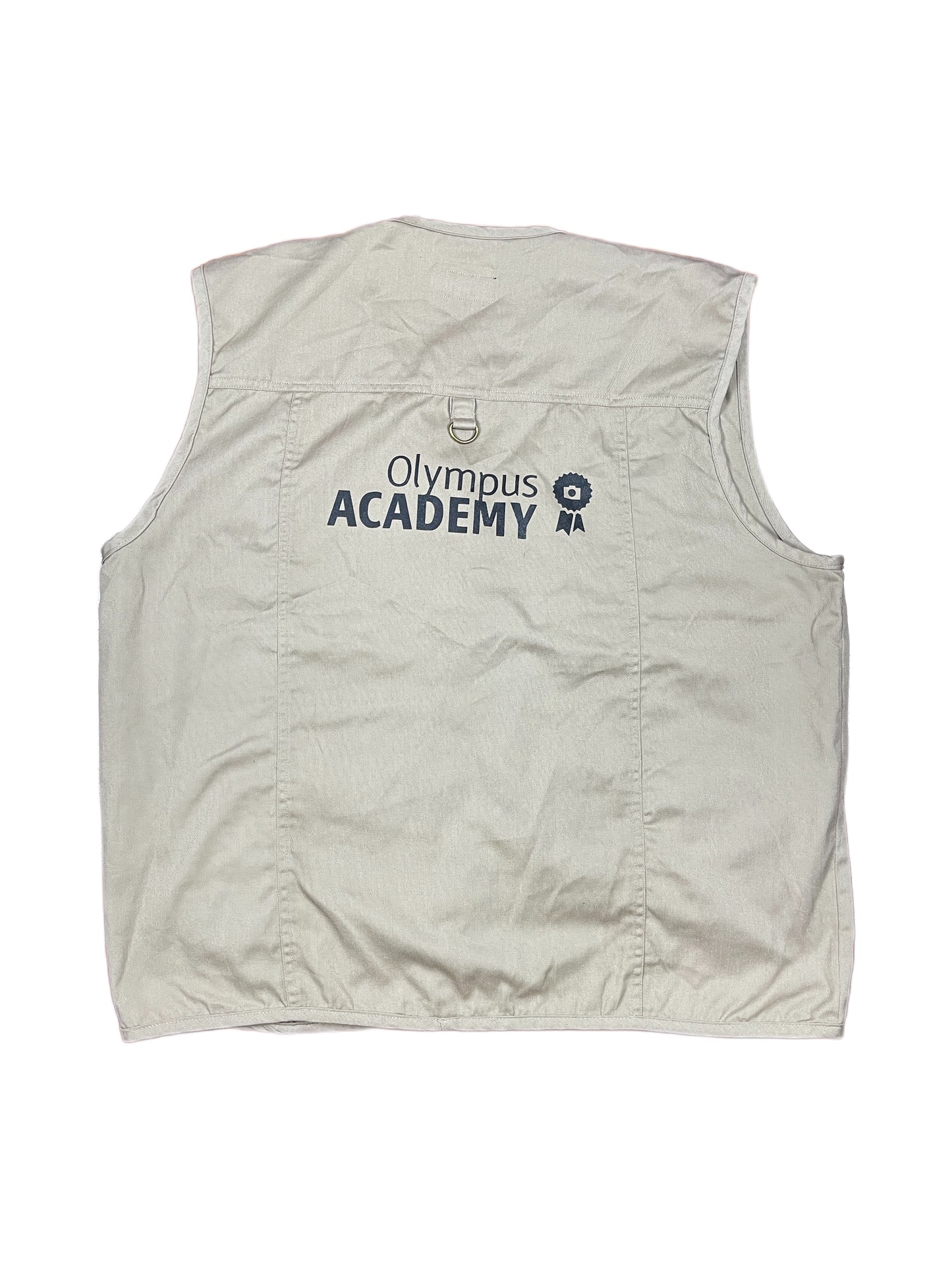 Y2k Olympus Cago Vest Beige - L