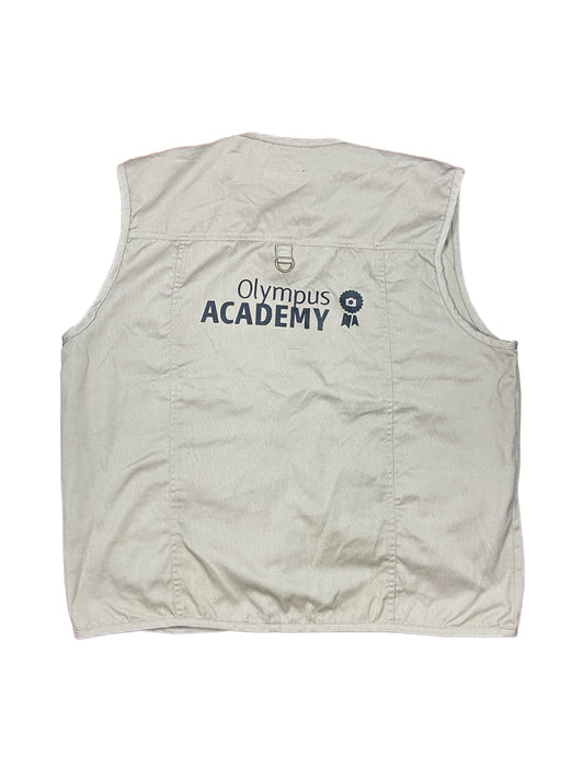 Y2k Olympus Cago Vest Beige - L