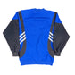 Vintage 1999 Adidas Sweatshirt Blue Black - XS
