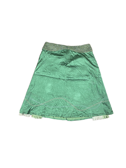 Vintage Custo Barcelona Midi Skirt Green - L