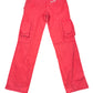 Y2k Desigual Low Waist Cargo Pants Red - M