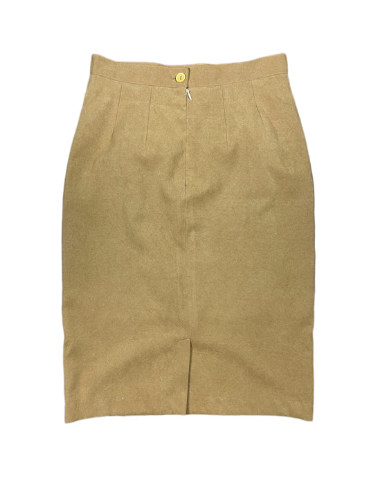 Vintage Velvet Skirt Brown - XL