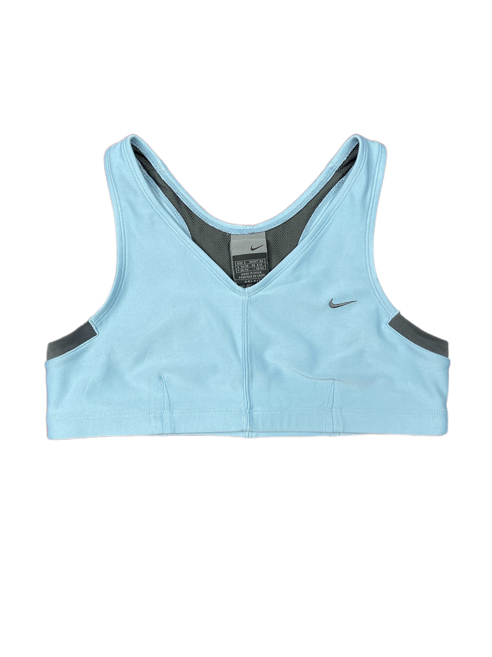 Y2k Nike Sport Sleeveless Top Blue - S