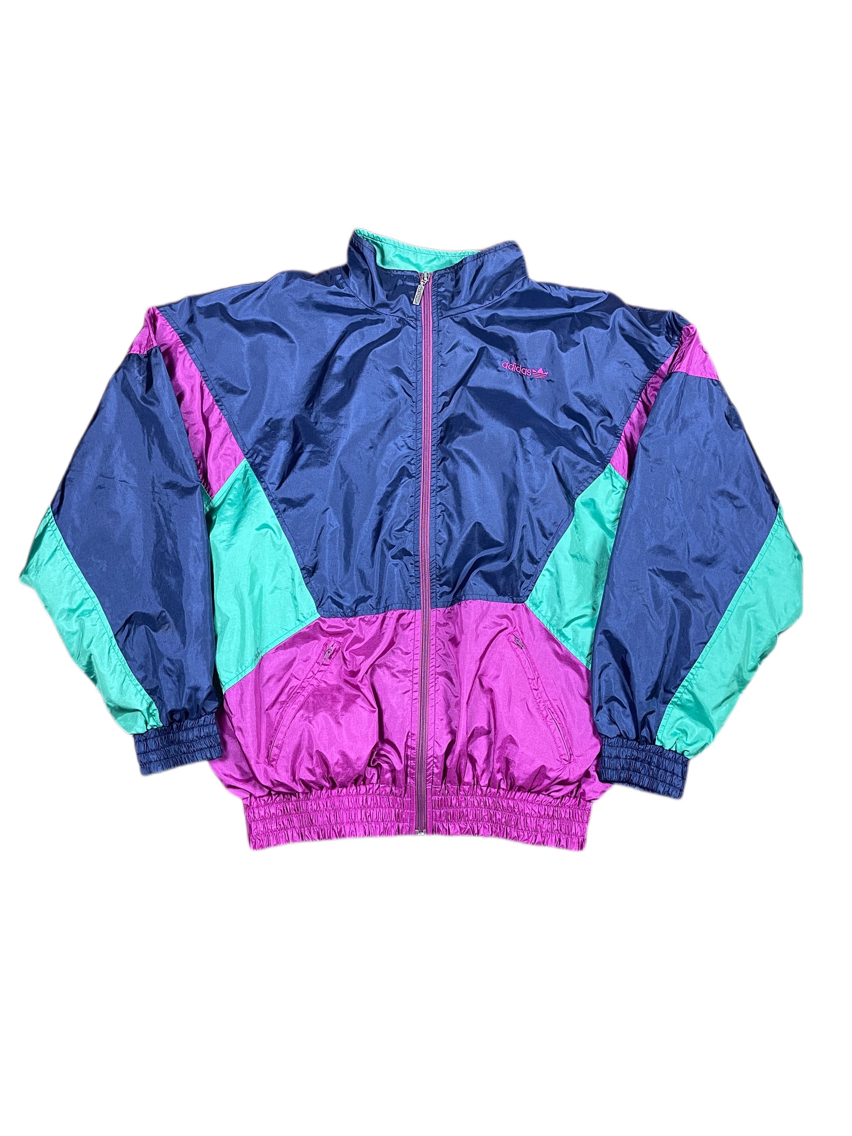 Vintage Adidas 1990s Sport Jacket Multicolor - M