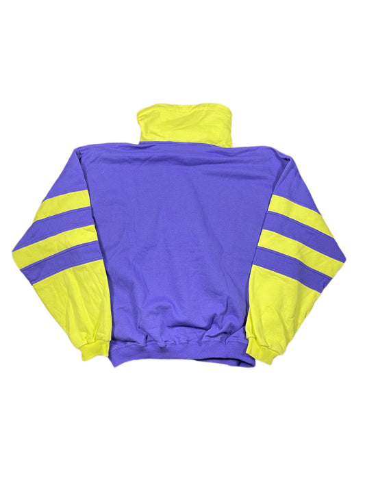Vintage Mito Sweatshirt Green Purple - L/XL