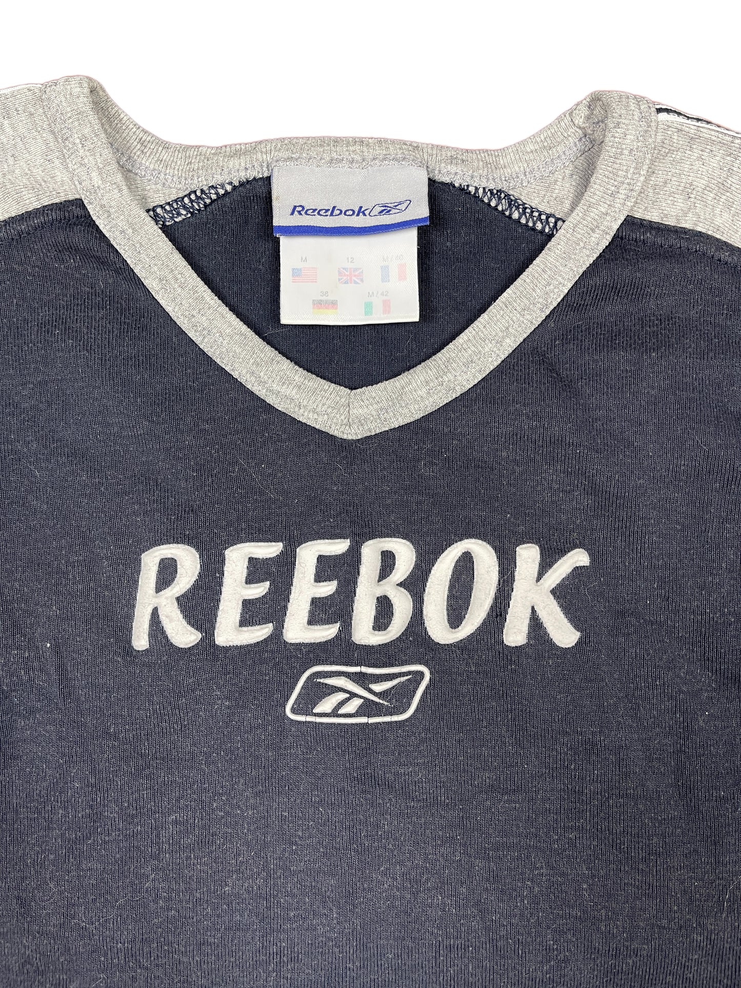 Y2k Reebok Sleeveless Top Navy - S