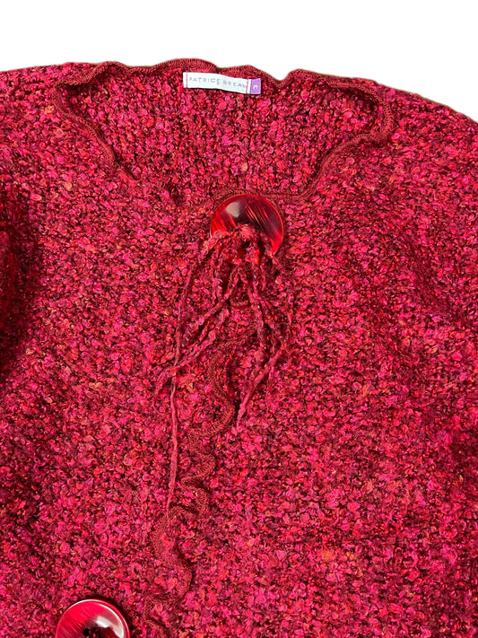 Patrice Breal Knit Cardigan Red - M