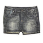 Y2k G-Star RAW Denim Mini Skirt Gray Blue - S