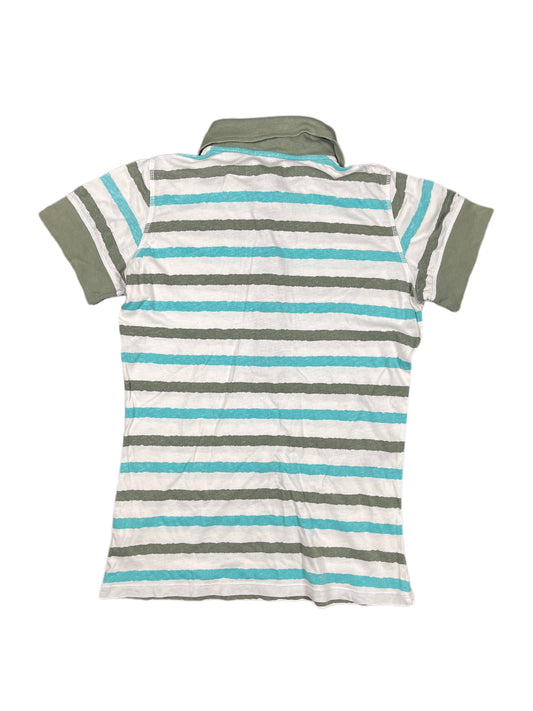 Coronel Tapiocca Short Sleeve Top Khaki White - S