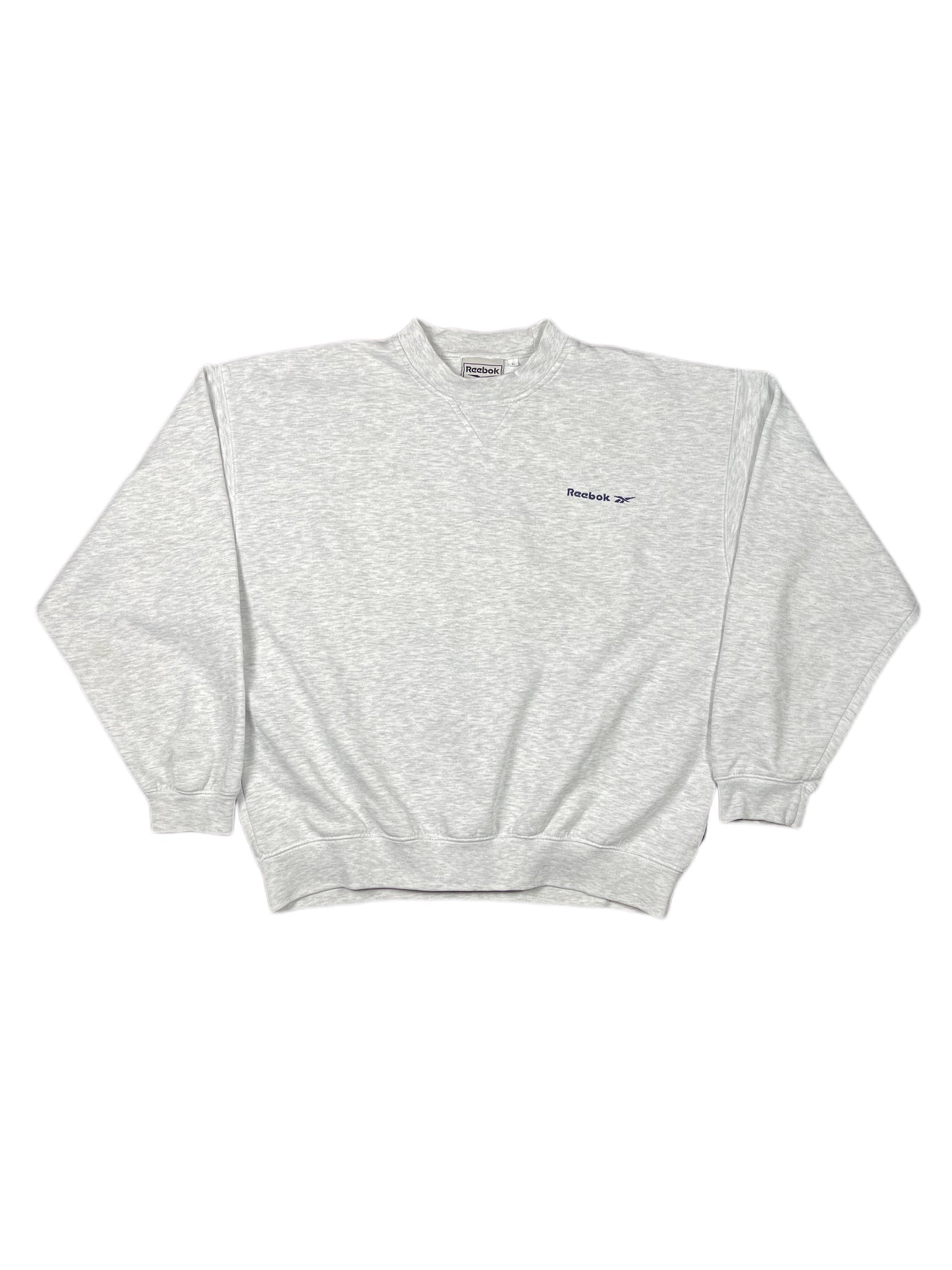Vintage Reebok Sweatshirt Gray - L