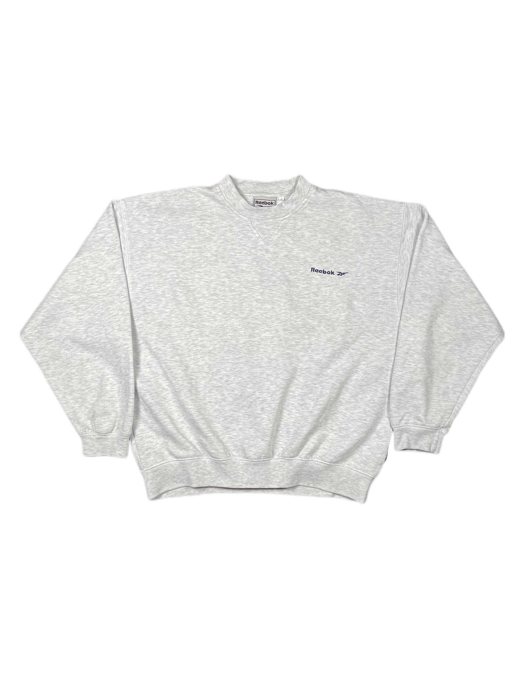 Vintage Reebok Sweatshirt Gray - L