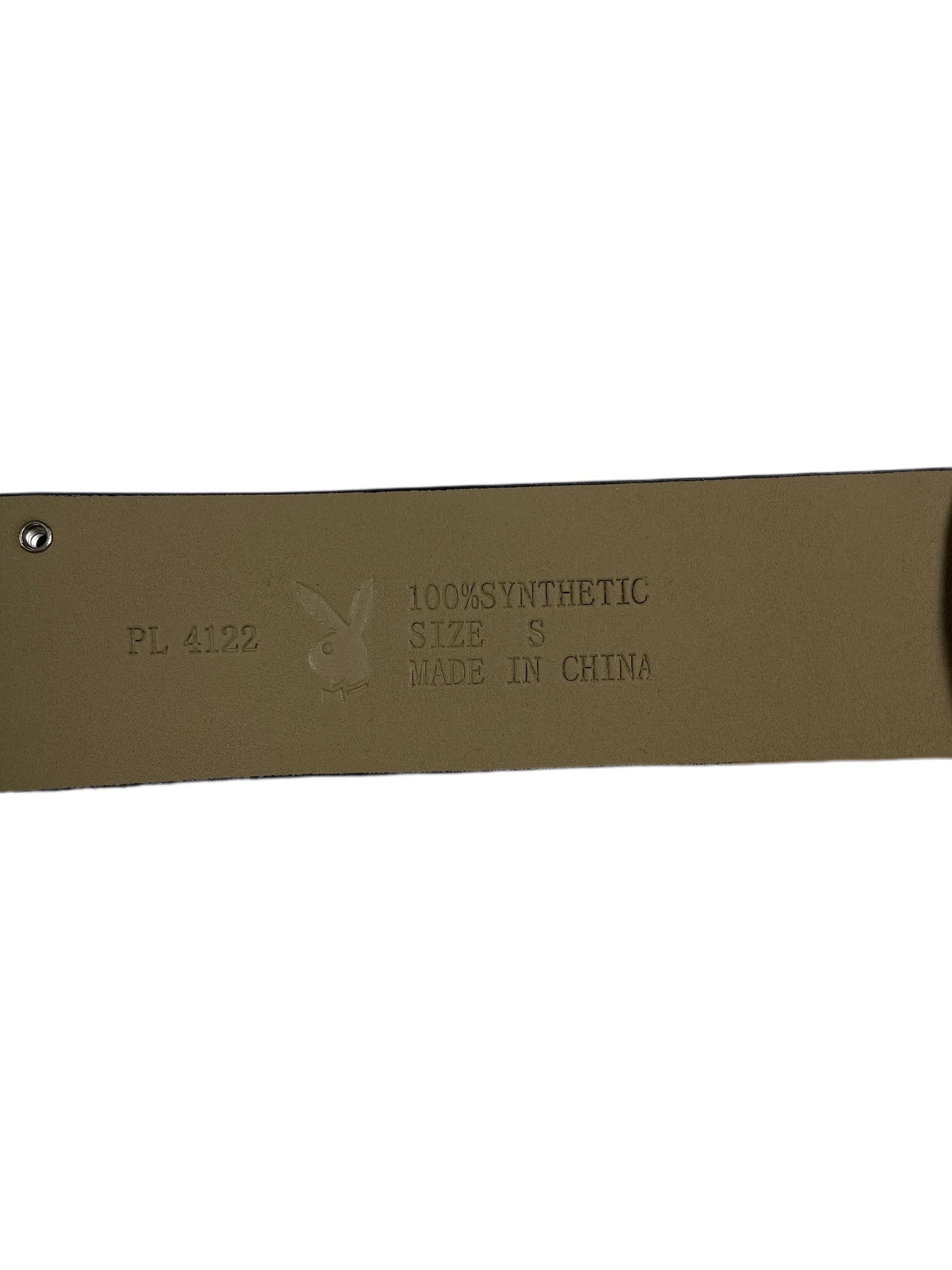 Y2k Playboy Plug In Belt Black 2004