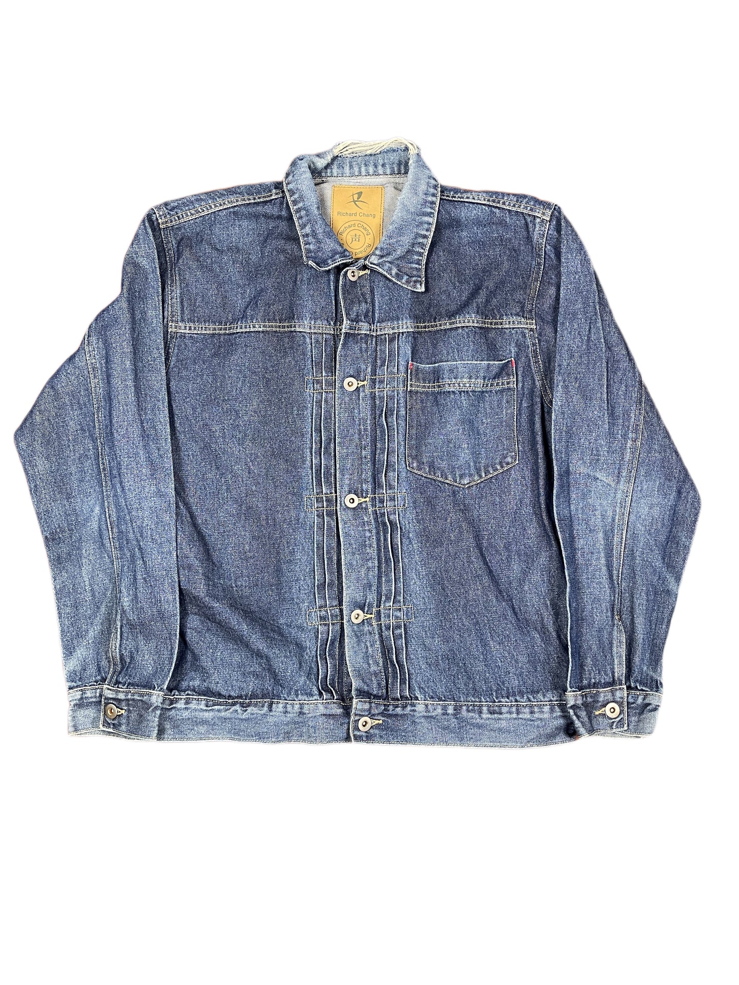 Y2k Richard Chang Denim Jacket Blue - L