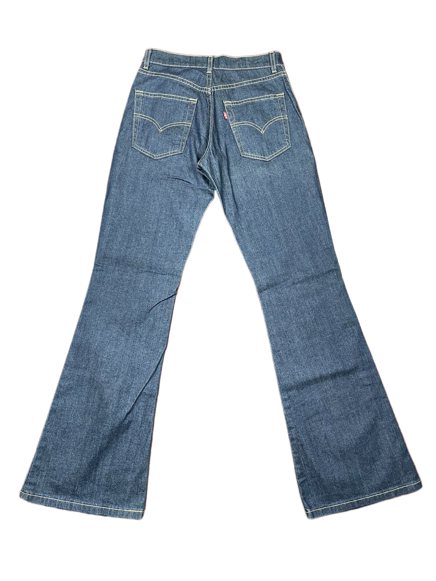Vintage Levi's Flared Denim Pants Blue - S/M
