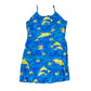 Vintage Donario Dolphin Sleeveless Dress Blue - XL/XXL