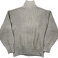 Vintage Knitted Sweatshirt Green Acrylic XL