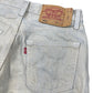 Vintage Levi's 501 Denim Pants Beige - S