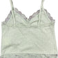 FB Sister Top Green Polyester Blend S
