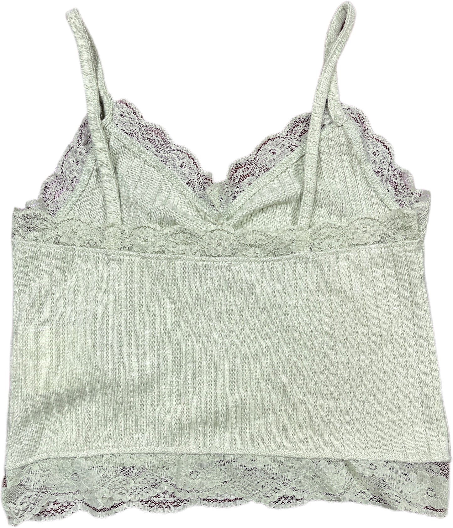 FB Sister Top Green Polyester Blend S