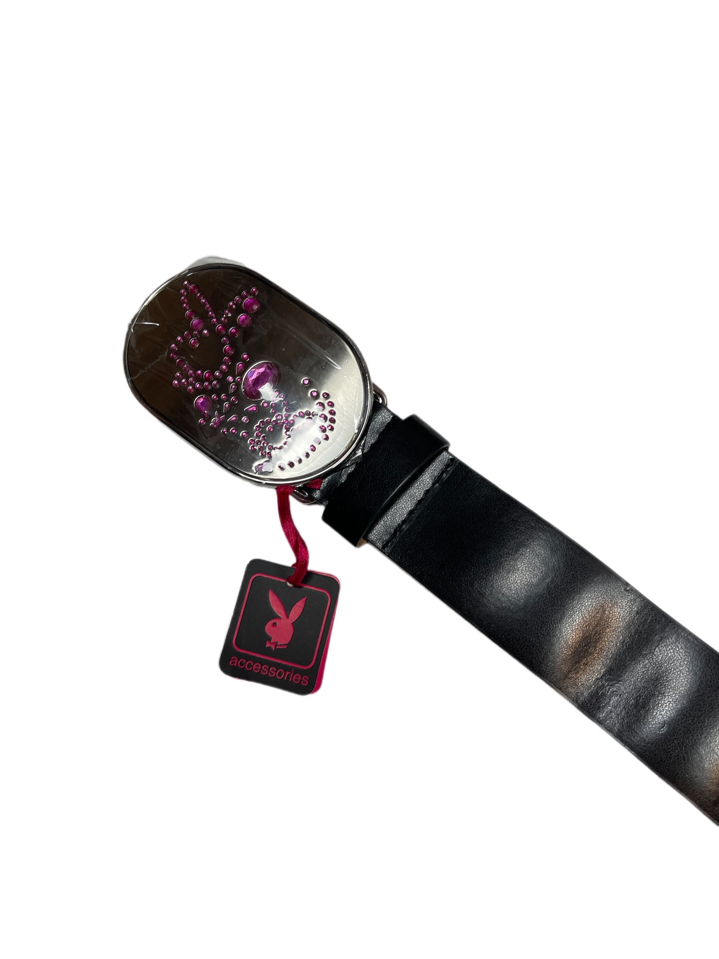 Y2k Playboy Belt Black 2004