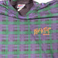 Vintage Reebok Blacktop Basketball 1990s T-Shirt checkered Green Purple - XL