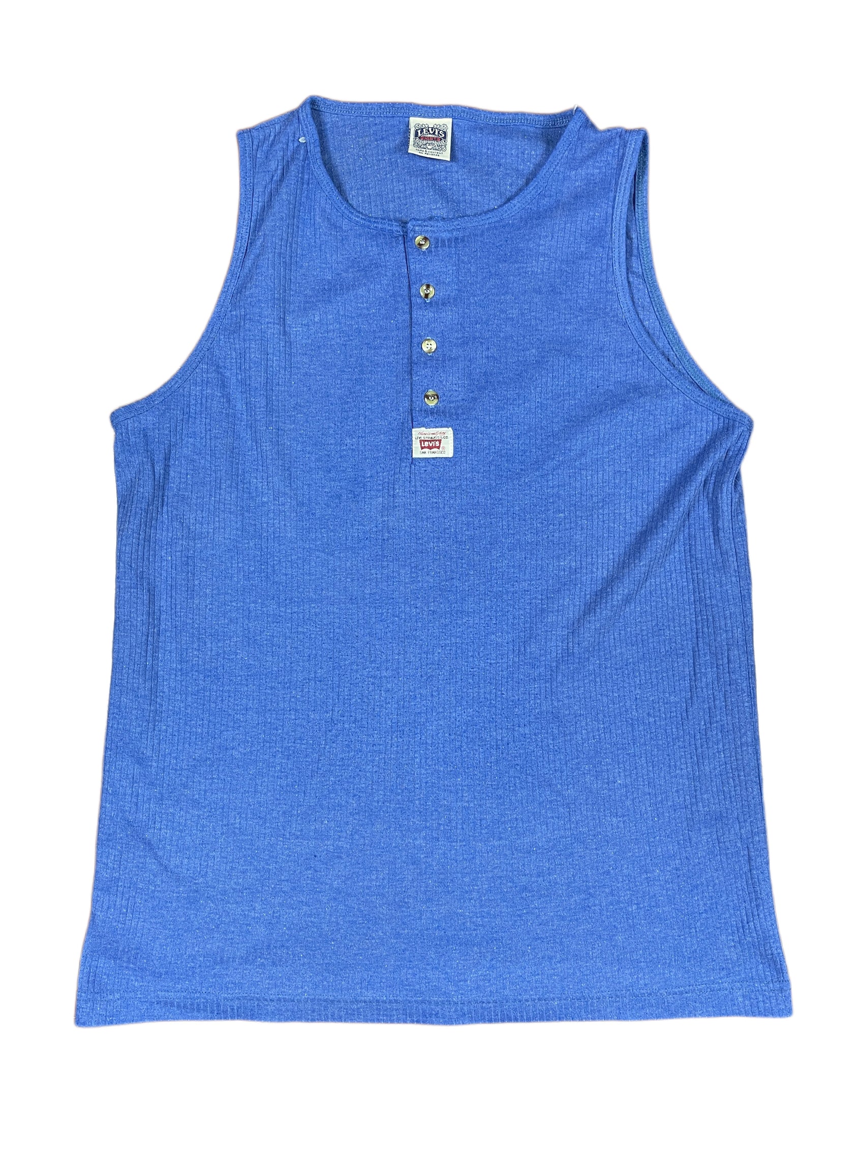 Vintage Levi's Tank Top Blue - L