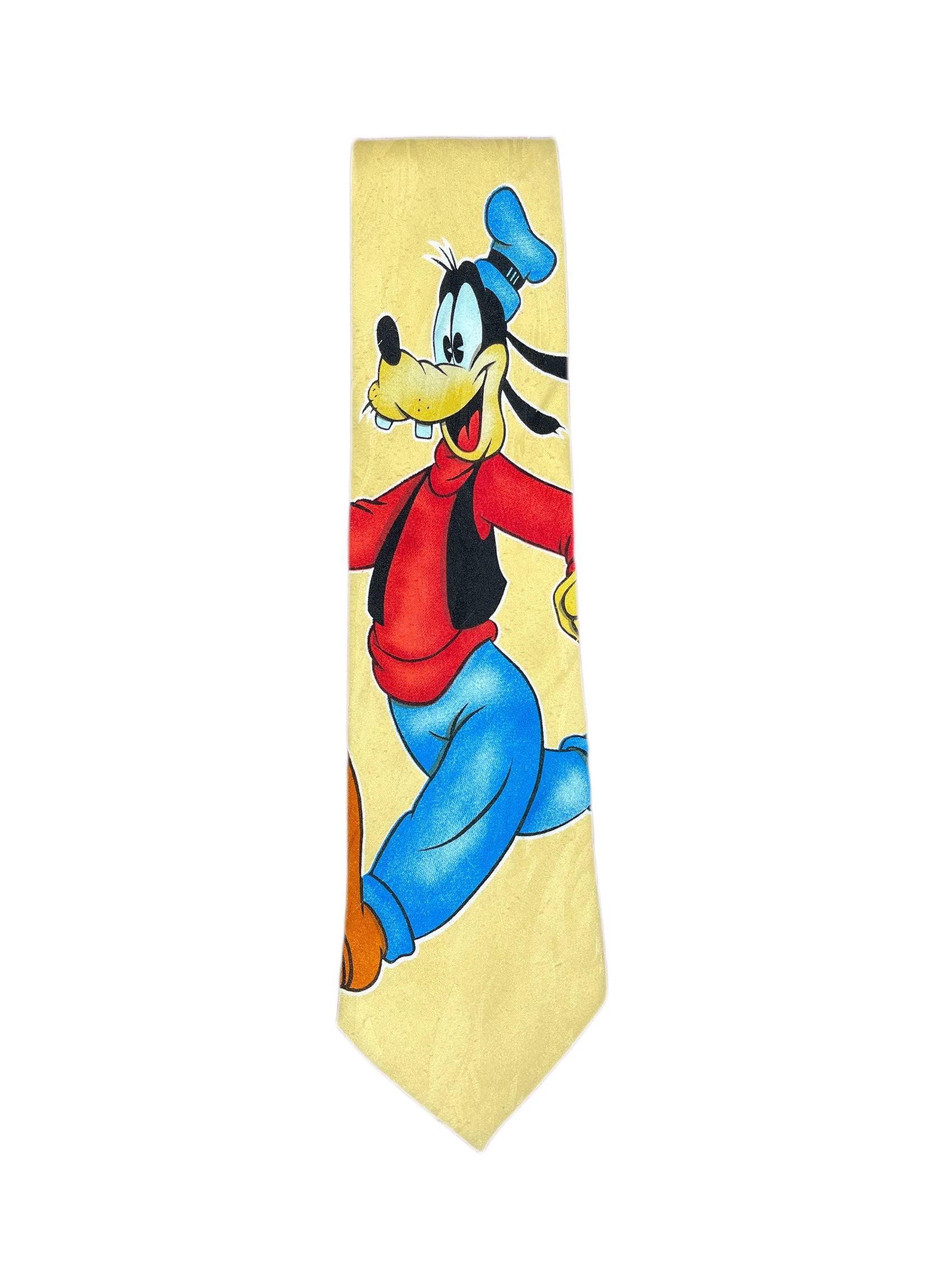 Vintage Goofy Disney Tie Beige