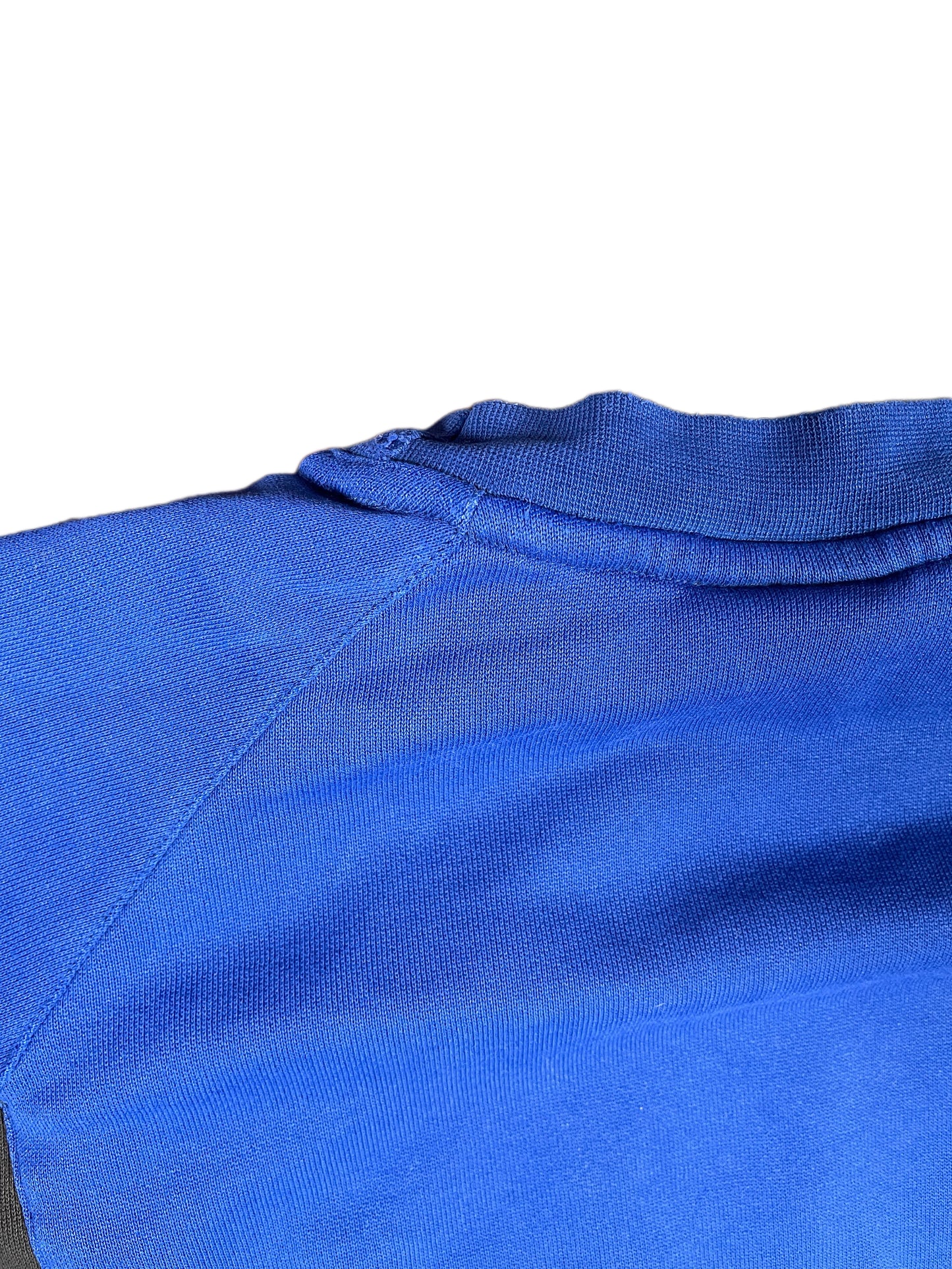 Vintage 1999 Adidas Sweatshirt Blue Black - XS