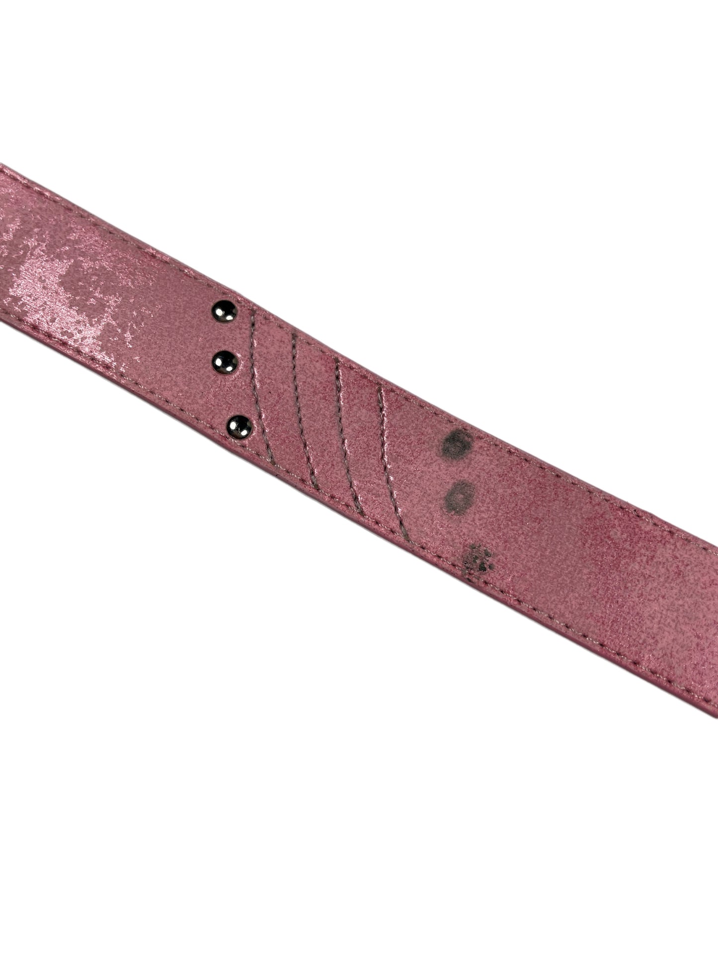 Y2k Playboy Belt Pink Rose 2004
