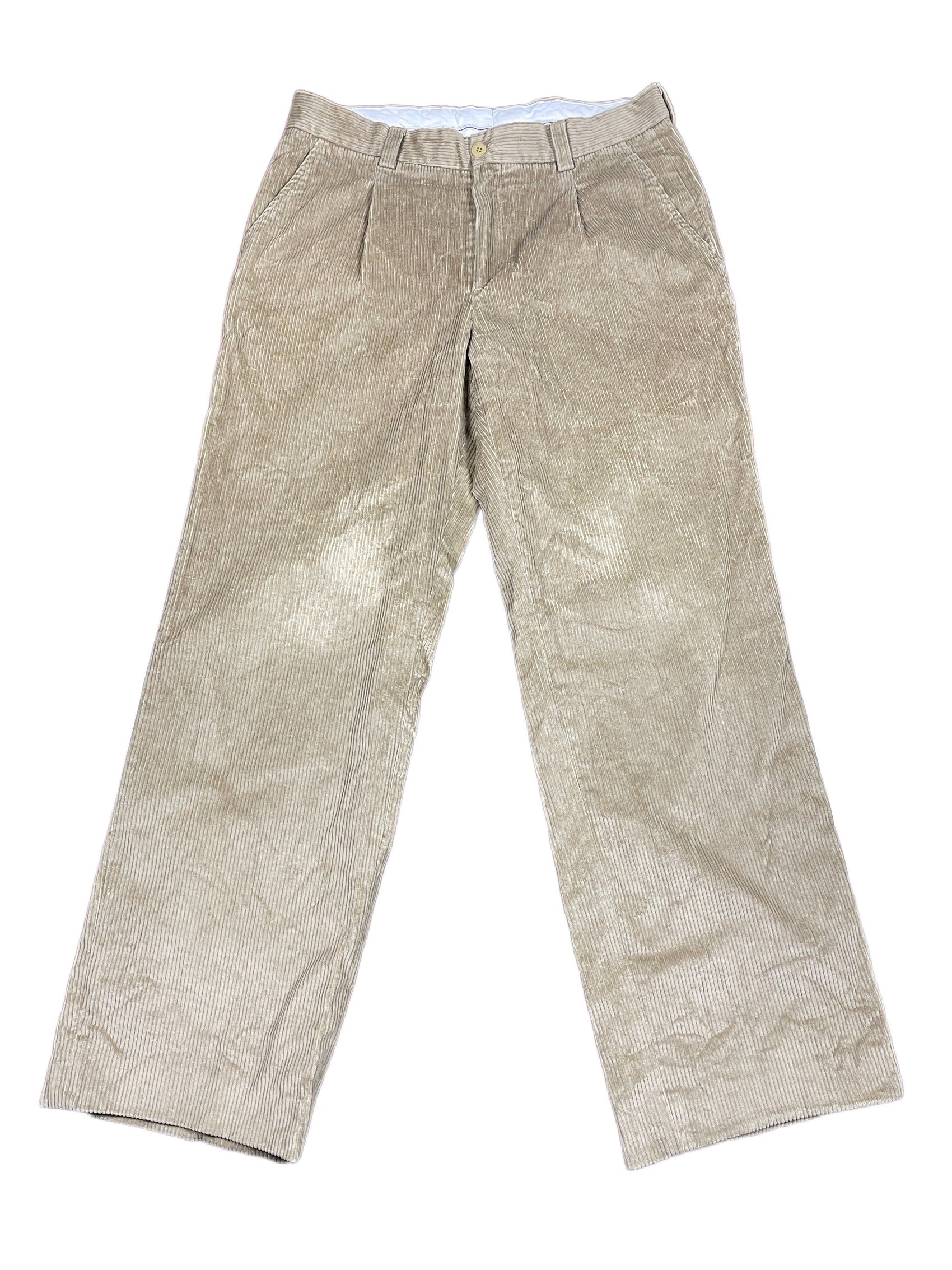 Vintage Corduroy Pants Beige - L